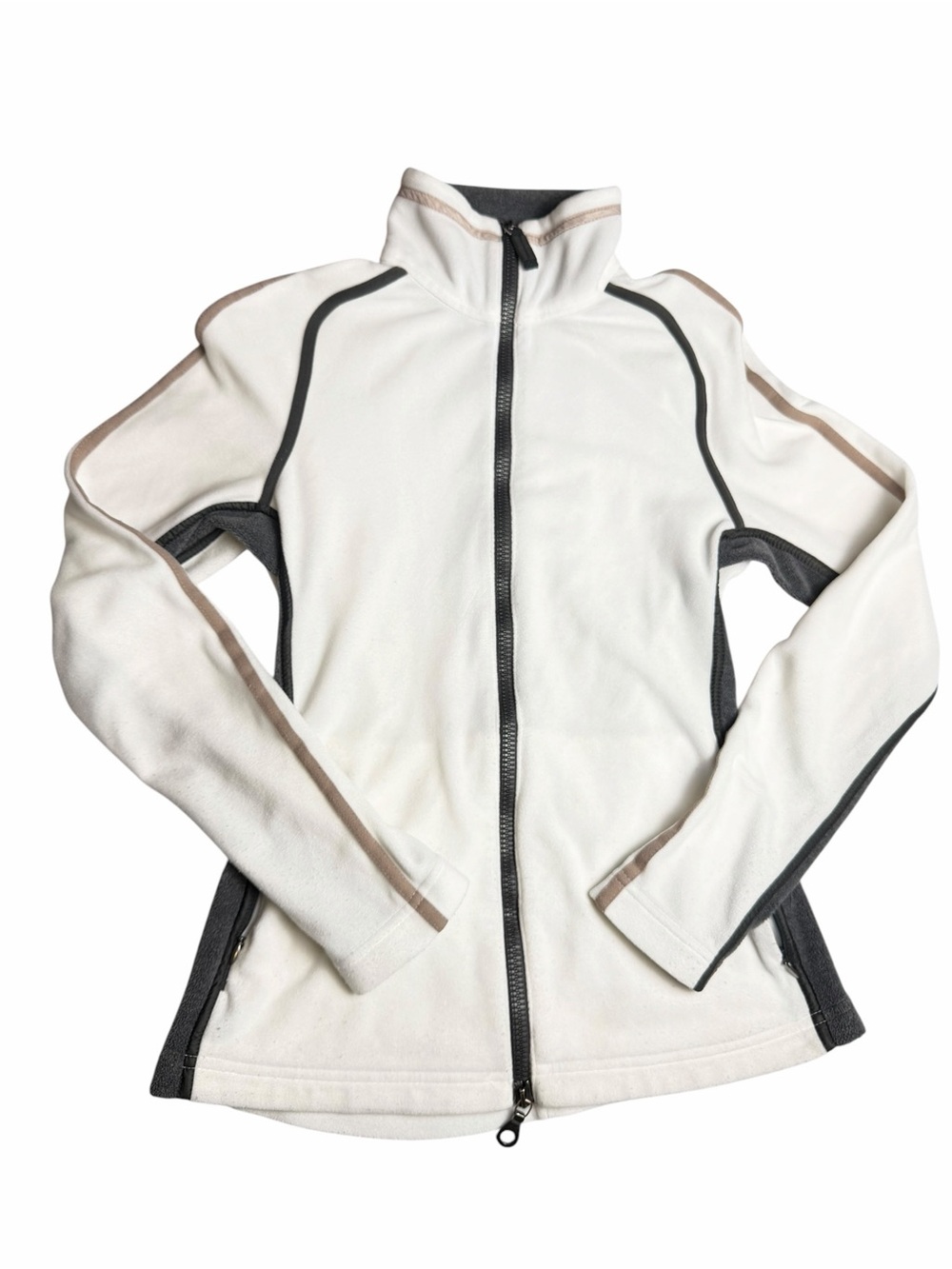 Frauenschuh Vera Women's Ivory PES Fleece Jacket Made in Austria Sz 1 small